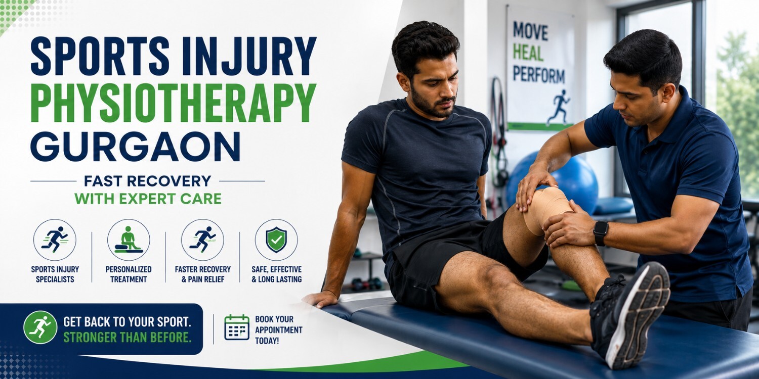 Sports Injury Physiotherapy Gurgaon: Fast Recovery with Expert Care