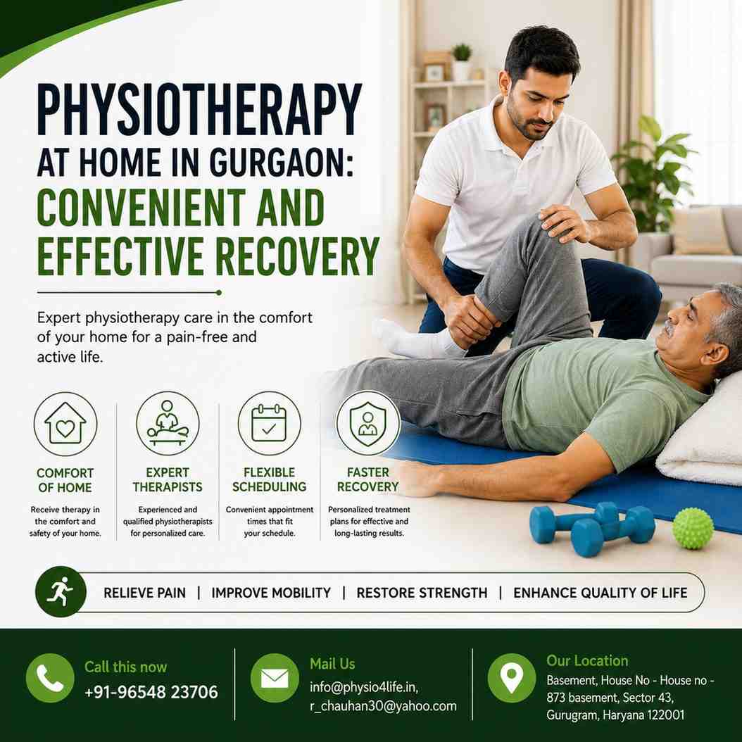 Physiotherapy at Home in Gurgaon