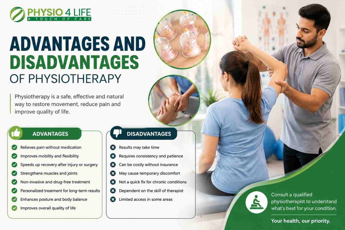 Advantages and Disadvantages of Physiotherapy a Complete Guide